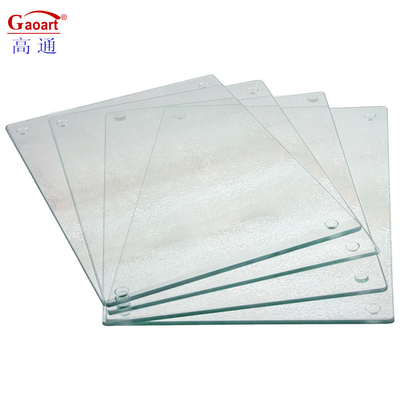 Tableau de coupe en verre trempé rectangulaire doré de taille client pour cuisine 500 pièces