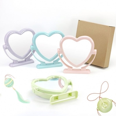 Petit support de table portable miroir cosmétique emballage individuel en carton pour le maquillage