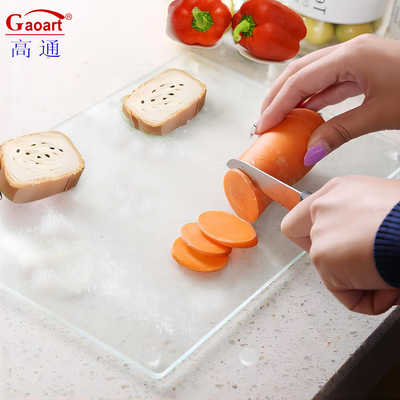 Toutes les saisons de la soie dorée sans conception de cuisine carré incassable de fromage verre planche de coupe