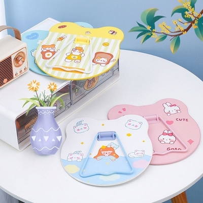 Mini rond personnalisé poche en forme de cœur réglable miroir de maquillage légère pour la dame dressing