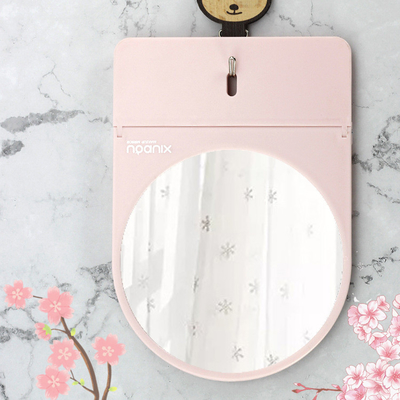 Extra LOGO Tableau de maquillage en verre en plastique pour maquillage portable sur bureau