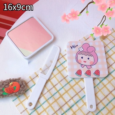 Maquillage personnalisable Compact pour le quotidien Mini Pocket Square Vanity Cosmetic Mirror