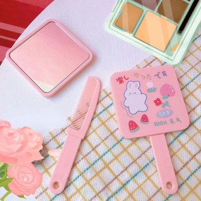 Maquillage personnalisable Compact pour le quotidien Mini Pocket Square Vanity Cosmetic Mirror