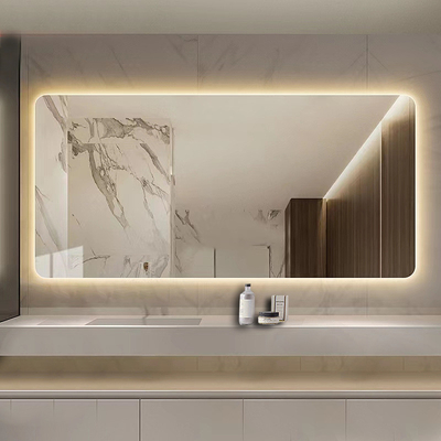 Lumière miroir de salle de bains LED Smart Retail pour le déshumidificateur antibrouillard moderne Douche sans brouillard