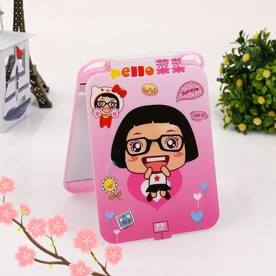 Maquillage sur mesure Petit miroir de maquillage mignon pour les amateurs de design populaire et de design élégant
