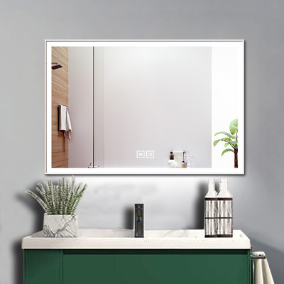 Détecteur de voile LED moderne salle de bain salle de bains décor éclairé petit miroir pour l'éclairage