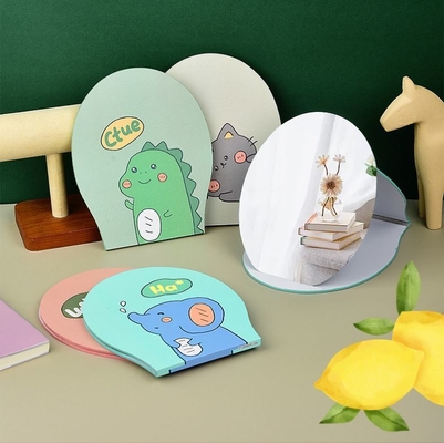 Logo personnalisé Petit cercle carré Dressing Makeup miroir pour les occasions quotidiennes