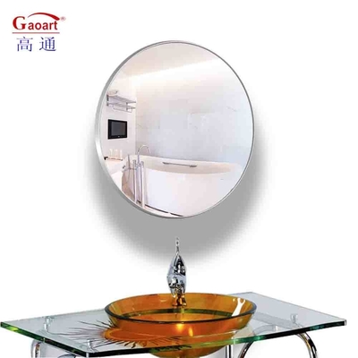 Grand miroir en verre en aluminium cadre métallique mur suspendu avec décor de la maison de taille personnalisée