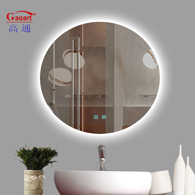 Lumière rétroéclairée en verre Smart LED miroir de salle de bain pour tous les jours dans un petit salon ou chambre à coucher