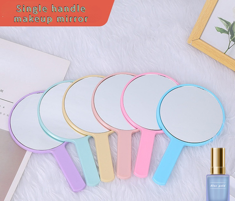 Table cosmétique de tous les jours Mini poche maquillage cercle miroir Logo personnalisable et design mignon