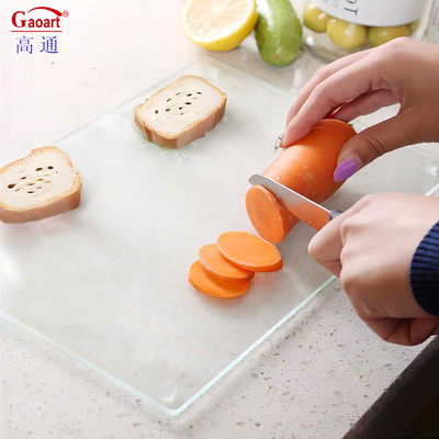 Accessoires de cuisine Plaque de découpe de fromage en verre trempé carré durci pour toutes les saisons