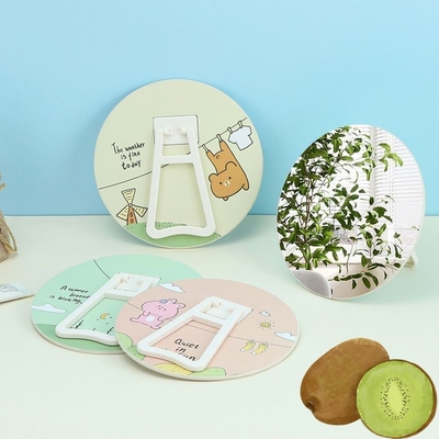Maquillage à la mode Mini Petit Miroir Cute Maquillage léger Vanité portable pour tous les jours