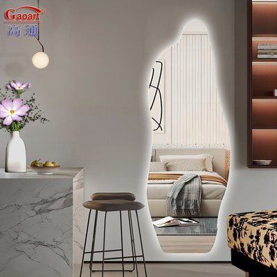 Moderne conception commutateur tactile LED lumière salle de bain douche Smart Glass Vanity miroir murale