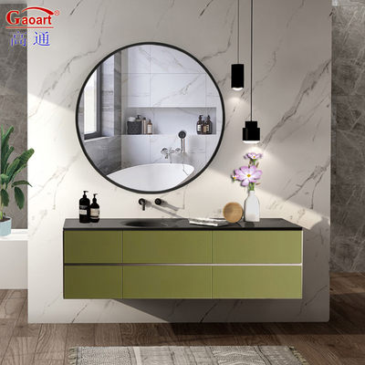 Design Art Déco salle de bain vintage style de laine maison ronde décor miroir en plastique