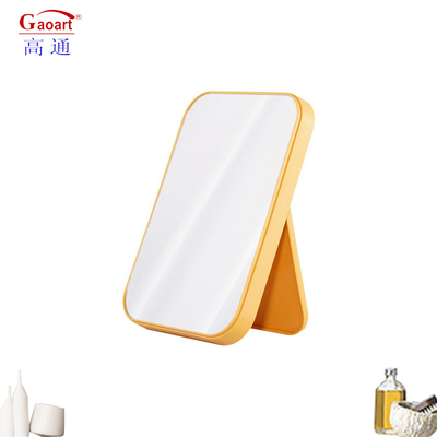 Design de mode en plastique miroir en verre bureau portable vanité maquillage compact pour bureau