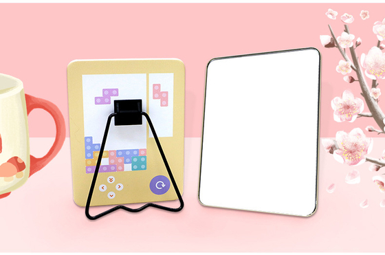 Voyage cosmétique Table Top Stand debout Portable maquillage Bureau miroir pour le bureau mignon