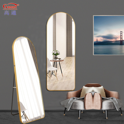 Grande beauté salle de bain douche décoration de chambre miroir pour salon longueur du sol