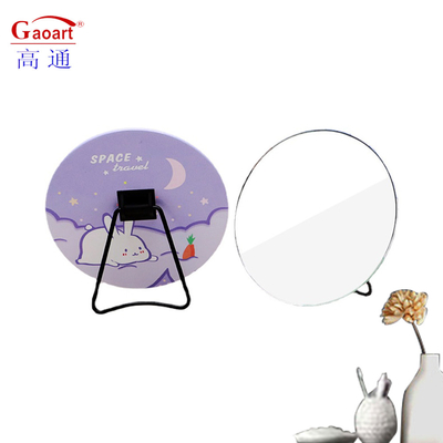 Portable Morden style cosmétique Tableau bureau maquillage haut debout Voyage mignon maquillage petit maquillage Bureau miroir