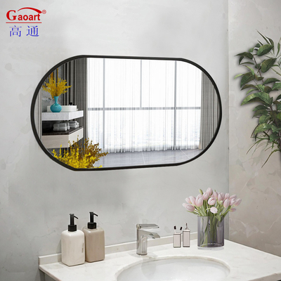 Taille personnalisée de style européen Mur aluminium encadré Grand miroir à cadre d'or suspendu moderne