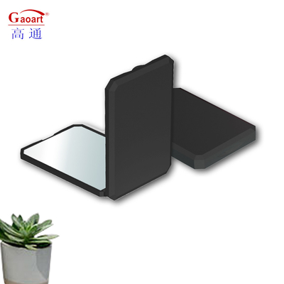 Style en forme de cœur Voyage pliable Vanité miroir en verre en plastique pour l' occasion quotidienne