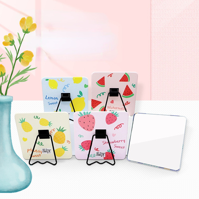 Mini-miroir en forme de cœur pour la décoration de maison personnalisée à la mode et le design réglable