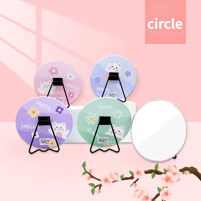 Mini-miroir en forme de cœur pour la décoration de maison personnalisée à la mode et le design réglable