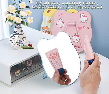 Miroir de poche lumineux personnalisable pour les soins de maquillage et de maquillage