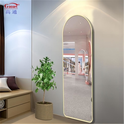 Décoration murale de style design contemporain pour miroir de longueur totale du corps dans la maison de bain Barber