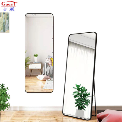 Taille personnalisée Moderne Stylisée Ornementé Plancher debout Ovale Espectrum de pleine longueur avec support