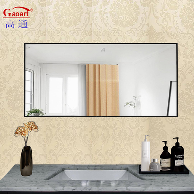 Art déco Design maison magasin de vins argent rasage salle de bain carré mur monture maquillage miroirs