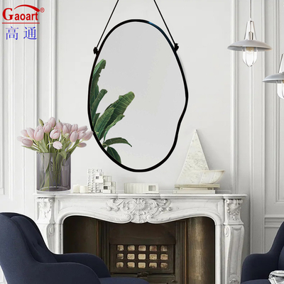 Taille personnalisée Art déco Vintage Antique miroir en plastique cadre pour la salle de bain décoratif