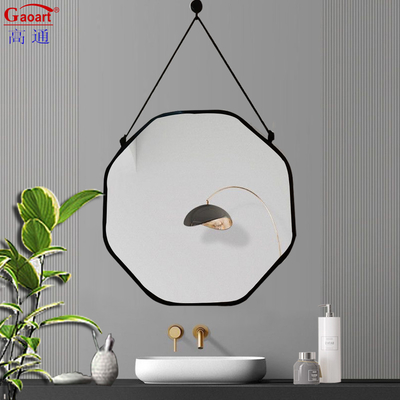 Art déco miroir à cadre en plastique pour la décoration de la salle de bain et tous les jours