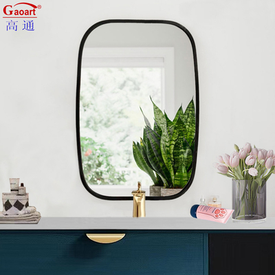 Taille personnalisée Rétroviseur en verre Rétroviseur encadré 42,5 x 32,5 x 2,5 pouces Dimensions du colis