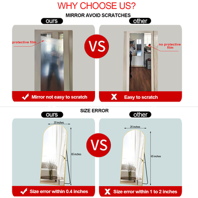 Un miroir sans cadre La solution parfaite pour un look moderne et élégant