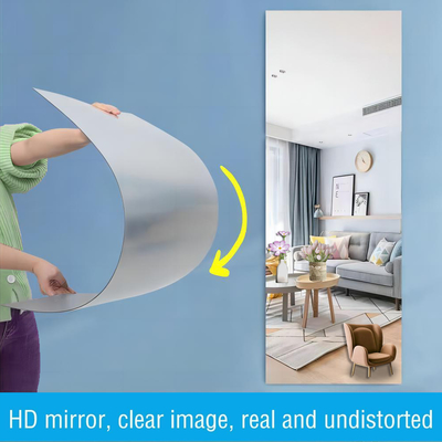 Miroir murale acrylique moderne pour la décoration de la maison quotidienne 30 pièces par boîte