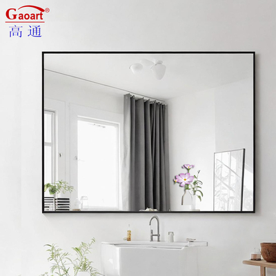 Accueil Miroir murale orné de verre et d'un design exquis