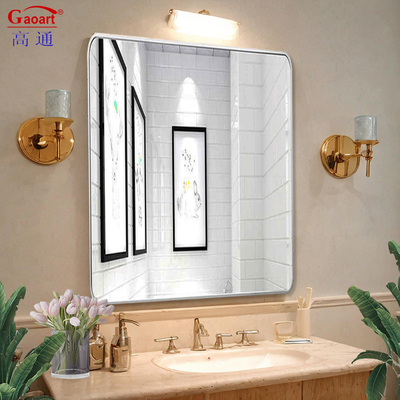 Matériau de verre miroir de vanité décoratif pour rénovation de la maison