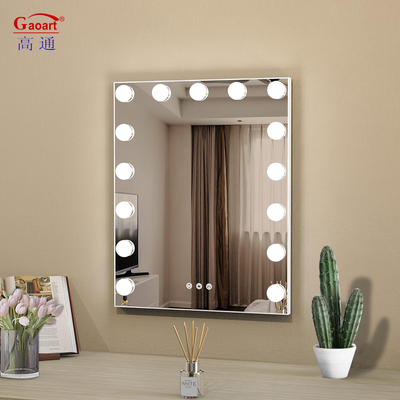 Miroir de maquillage hollywoodien personnalisable avec miroir de vanité réglable