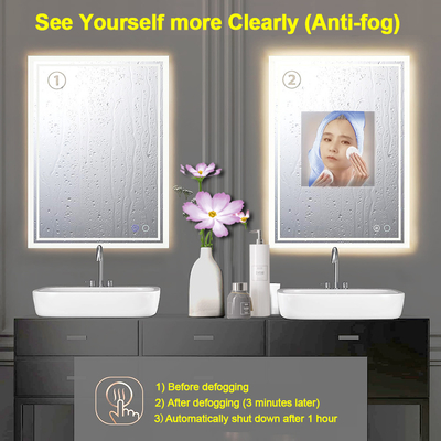 Améliorez l'éclairage de votre salle de bain avec un miroir LED et une technologie avancée