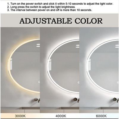 Améliorez l'éclairage de votre salle de bain avec un miroir LED élégant