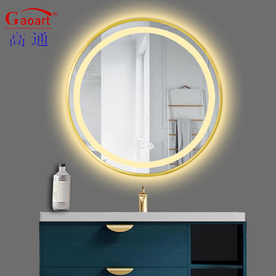 Miroir de salle de bain à LED monté sur le mur pour le maquillage avec luminosité réglable