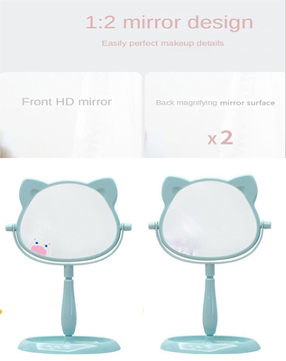 Miroir de maquillage abordable avec stockage intégré pour les produits de beauté essentiels
