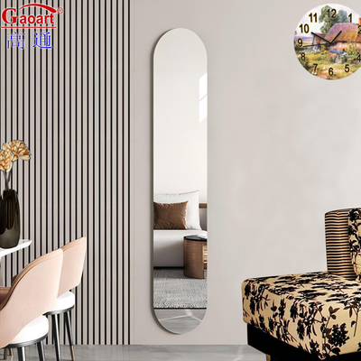 Améliorez votre activité avec un miroir de toilette sans cadre de verre à haute efficacité