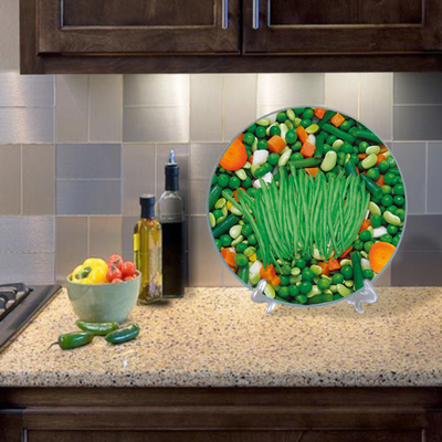 Planche à découper en verre trempé écologique pour une cuisson saine