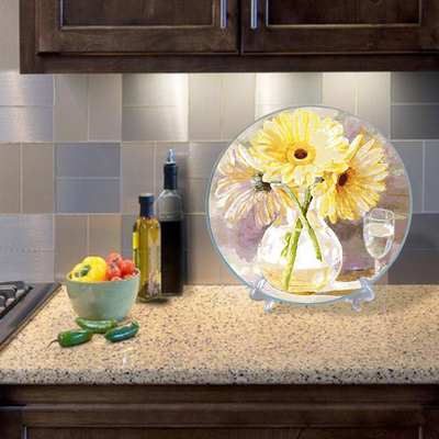 La planche de coupe en verre trempé est le choix idéal pour les cuisines domestiques et commerciales