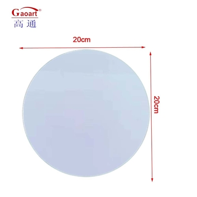 Plaque de coupe de verre trempé pratique pour faciliter le transfert et la cuisson des aliments