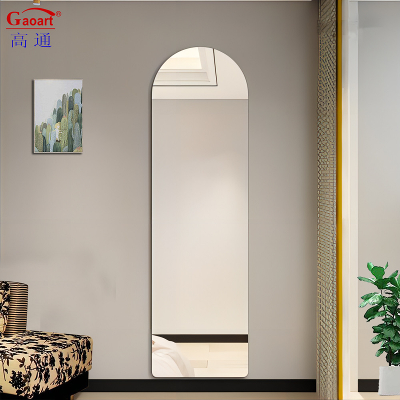 Miroir murale moderne avec verre indestructible mode décoratif de la maison de bain monté miroir