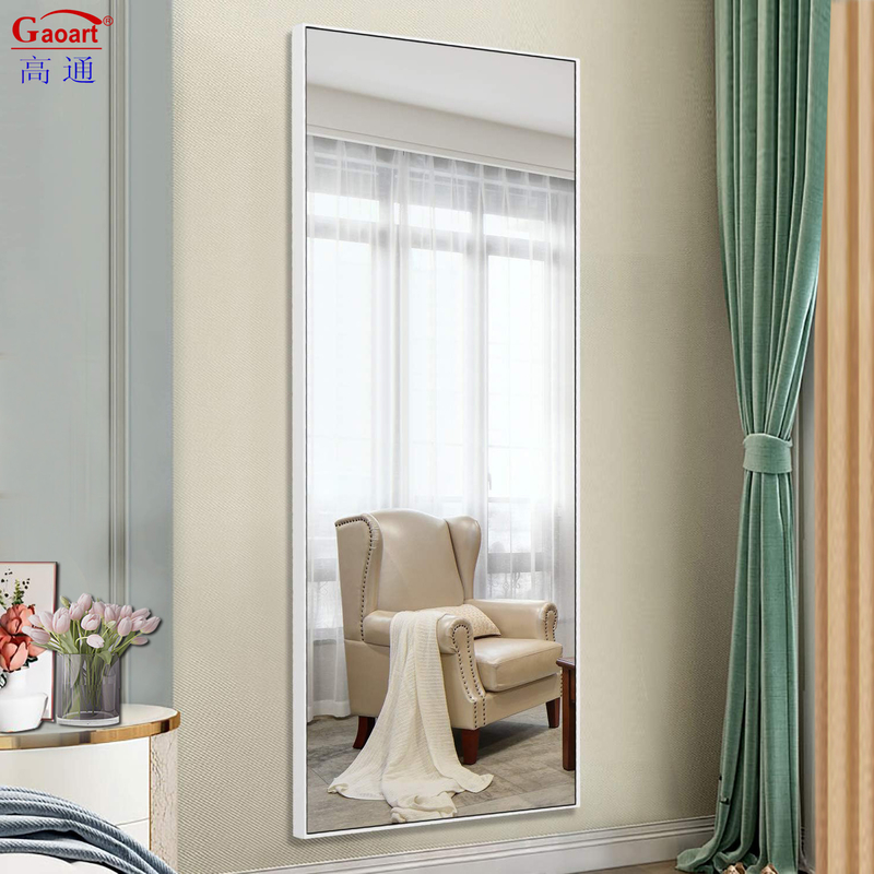 Miroir en verre de style européen Vêtement de longueur complète Salle de bains élégante Entrée Décoration de l'hôtel