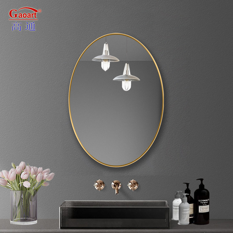 Enormeur en or, sans cadre, en noir, décor, miroir mural, cadre blanc personnalisé