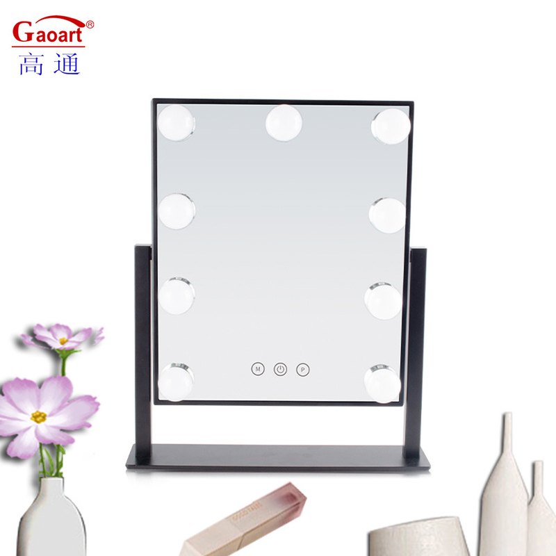 Logo supplémentaire Oui Top Fashion ampoule LED en chrome maquillage décor pour la maison Vanité avec miroir d'Hollywood